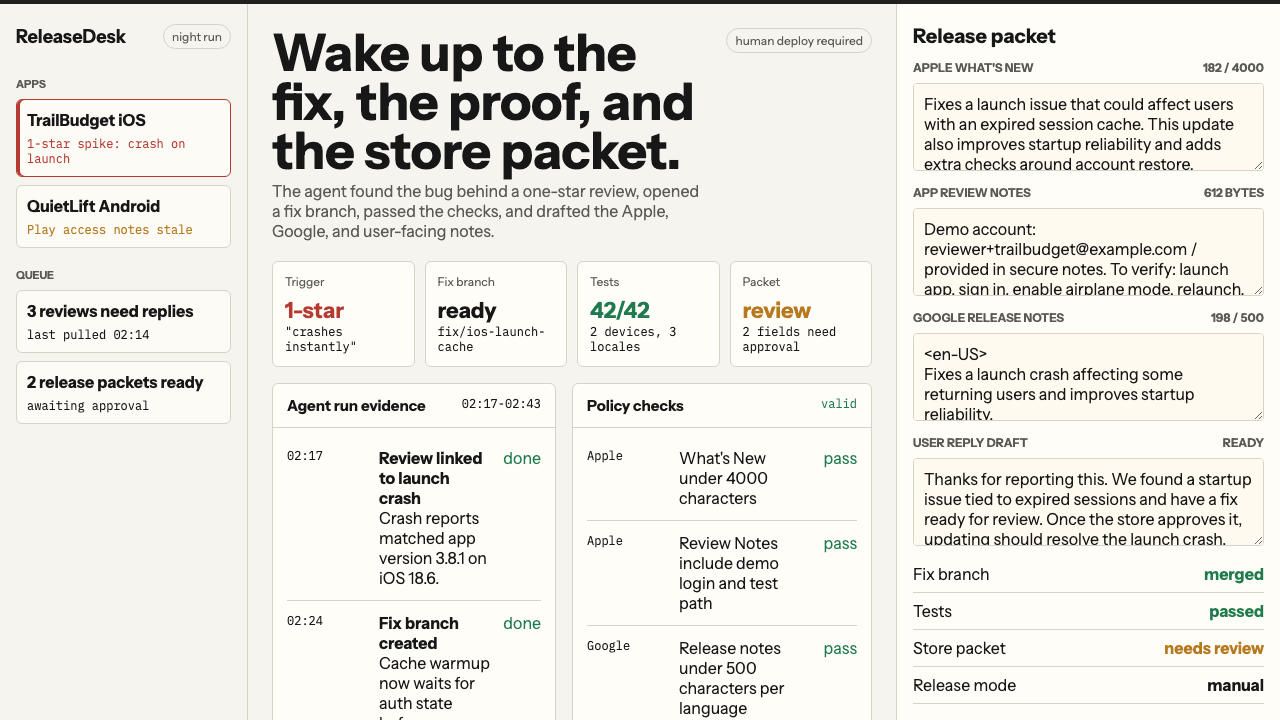 PatchPilot release operations dashboard